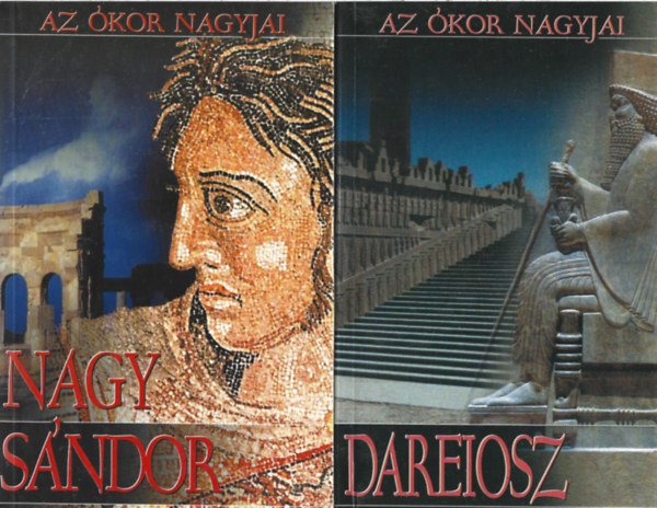 3 db Az kor nagyjai knyv, Nagy Sndor, Dareiosz, Kleoptra