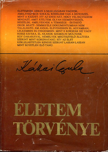 K�llai Gyula - �letem t�rv�nye