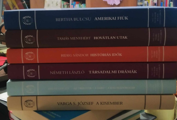 Tamás Menyhért, Rideg Sándor, Németh László Bertha Bulcsú - 6 db Korjellemző magyar irodalom KÖNYVMENTŐ AJÁNLAT: A kisember+ Az óriástök- A daru- A kolorádóbogár+ Társadalmi drámák+ Históriás idők+ Hovátlan utak +Amerikai fiúk