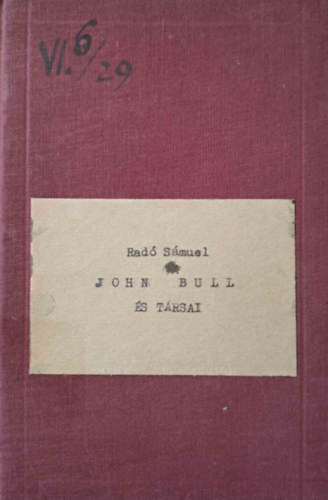 dr. Rad Smuel - John Bull s trsai