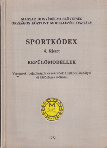 Sportk�dex (4. fejezet) Rep�l�modellek