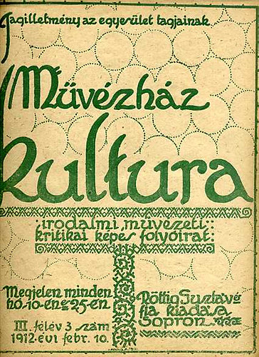 Mvszhz Kultura III. flv 3. szm (irod., mvszeti, kritikai kpes fi.)