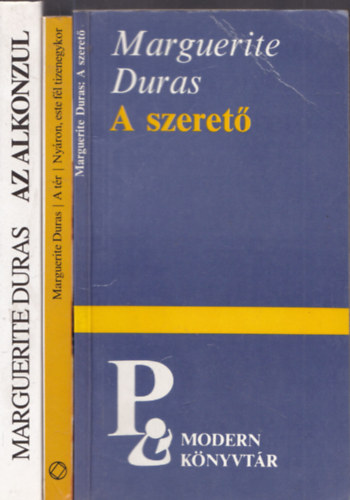 Marguerite Duras - 3db m - A szeret + Az alkonzul + A tr/Nyron, este fl tizenegykor