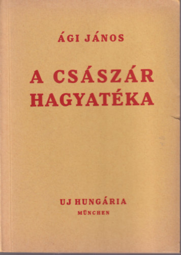 �gi J�nos - A cs�sz�r hagyat�ka