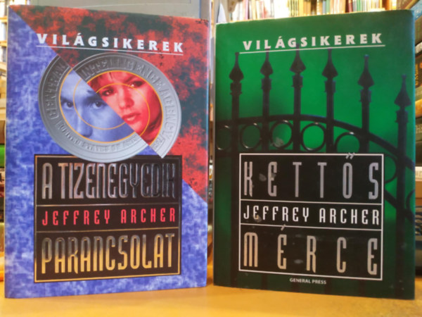 Jeffrey Archer - 2 db Jeffrey Archer: A tizenegyedik parancsolat + Kettős mérce