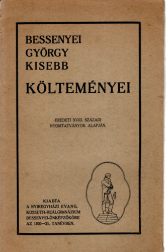 Bessenyei György - Bessenyei György kisebb költeményei