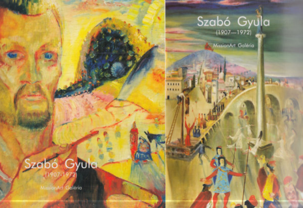 2 db. Szab� Gyula ki�ll�t�si katal�gus