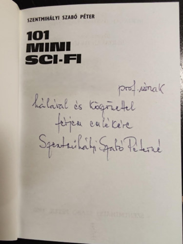 Szentmihályi Szabó Péter - 101 mini sci-fi