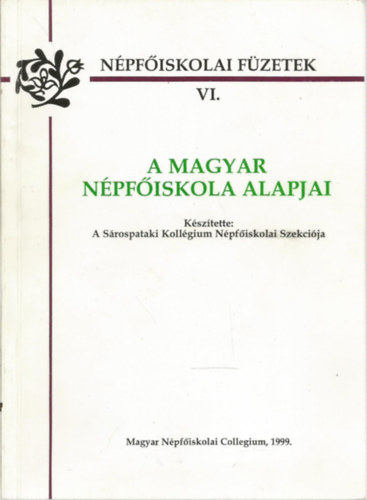 A magyar n�pf�iskola alapjai