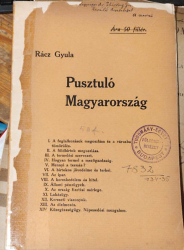 R�cz Gyula - Pusztul� magyarorsz�g