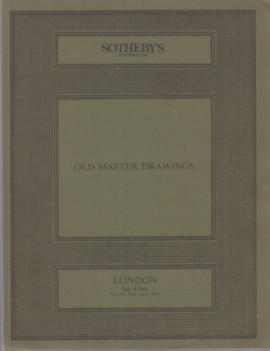 Sotheby's: Old Master Drawings (London, April 30, 1990)