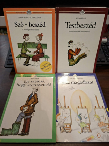 Alan Garner, Dr. Windy Dryden, Paul Hauck Allan Pease - 4 k�tet a H�tk�znapi Pszichol�gia sorozatb�l, K�NYVMENT� AJ�NLAT: Testbesz�d, Sz�-besz�d, B�zz magadban!, �gy szeress, hogy szeressenek!