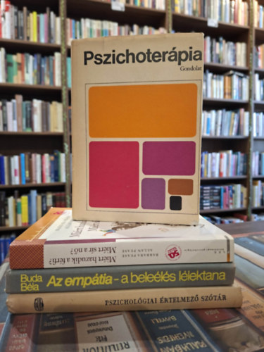 Allan �s Barbara Pease, Bartha Lajos Buda B�la - 4 db pszichol�gia k�tet, K�NYVMENT� AJ�NLAT: Az emp�tia - a bele�l�s l�lektana, Mi�rt hazudik a f�rfi? Mi�rt s�r a n�?, Pszichol�gia �rtelmez� sz�t�r, Pszichoter�pia