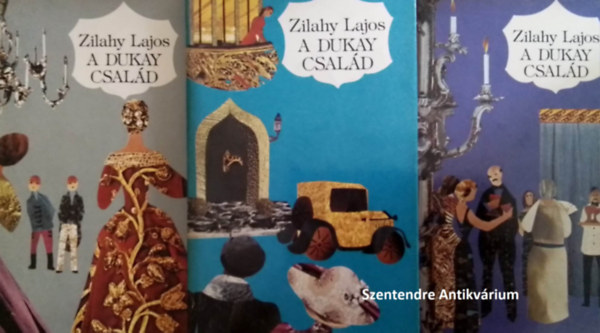 Gy�ri J�nos  Zilahy Lajos (szerk.) - A b�bor �vsz�zad, R�zmetszet alkonyat, A d�h�dt angyal (A Dukay-csal�d I-III.) Saj�t k�ppel! szent. antikv.