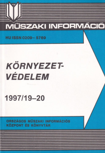 Schnviszky Lszl - Mszaki Informci - Krnyezetvdelem 1997.19-20