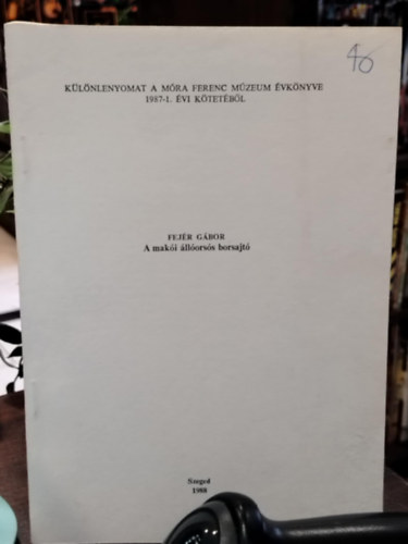 Fej�r G�bor - A mak�i �ll�ors�s borsajt�