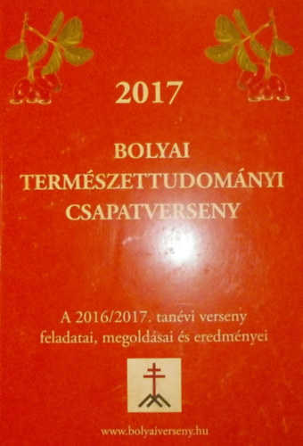 Kardos Tamsn Jaczenk Edit - 2017 -  Bolyai termszettudomnyi csapatverseny