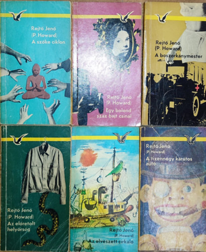 Rejt Jen - 6db Rejt Jen regny - A szke ciklon, Az elretolt helyrsg, A boszorknymester, Az elveszett cirkl, A tizenngy kartos aut, Egy bolond szzat csinl