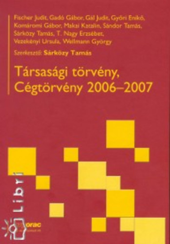T�rsas�gi t�rv�ny, c�gt�rv�ny 2006-2007