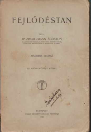 Zimmermann �goston dr. - Fejl�d�stan