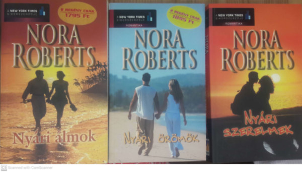 Nora Roberts-Carole Mortimer- Emma Darcy - Nyári álmok + Nyári örömök + Nyári szerelmek ( 3 kötet )