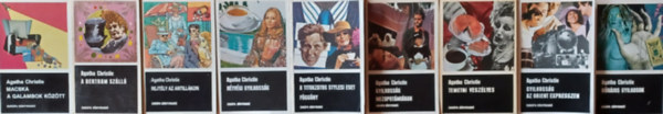 Agatha Christie - Agatha Christie knyvei 9 db m egyben: Htvgi gyilkossg + A titokzatos stylesi eset - Fggny + Gyilkossg Mezopotmiban+ Temetni veszlyes + Rejtly az Antillkon + A Bertram Szll + Gyilkossg az Orient expresszen + Bbjos g