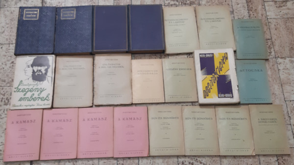Fjodor Mihajlovics Dosztojevszkij - Meier-Graefe - Bn s bnhds I-III. + A kamasz I-IV. + Netocska + Szegny emberek (2 db.) + Golyadkin ur hasonmsa + Megmtelyezettek I-II. + A flkegyelm + Emlkiratok a holtak hzbl I-II. + Sztyepancsikovo s laksai - Ostoba eset I-II. + A n