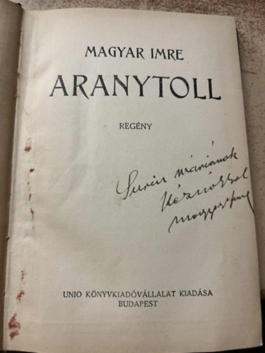 Magyar Imre - Aranytoll regény
