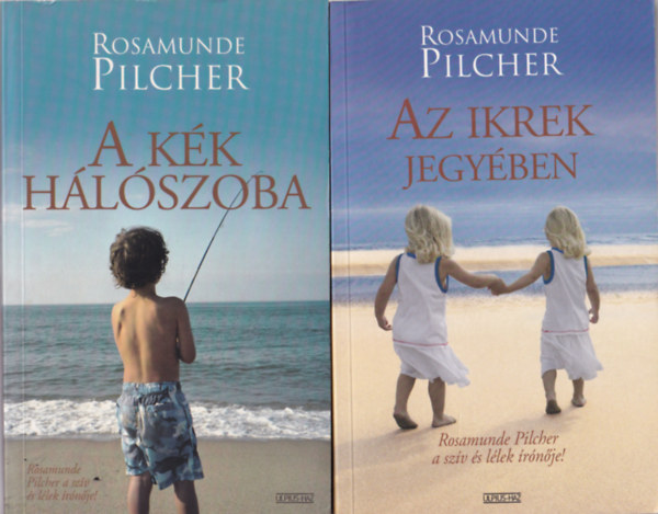 Rosamunde Pilcher - 2 db Rosamunde Pilcher regény: Az ikrek jegyében + A kék hálószoba