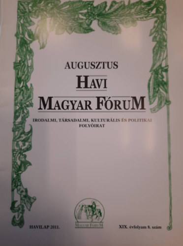 Havi Magyar fórum 2011 Szeptember