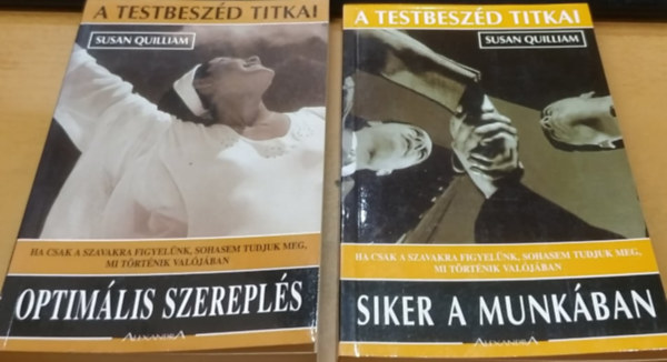 Susan Quilliam - Optimlis szerepls + Siker a munkban (2 ktet)