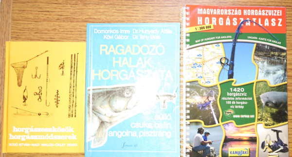 3 knyv horgszoknak: Horgszeszkzk, horgaszmdszerek, Ragadoz halak horgszata, Magyarorszg horgszvizei - Horgszatlasz