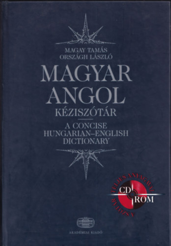Magay Tams - Orszgh Lszl - Magyar-angol kzisztr - A concise hungarian-english dictionary