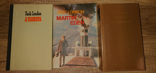 Jack London - 3 kötet Jack Londontól: A vaspata, Martin Eden, Északi Odüsszeia