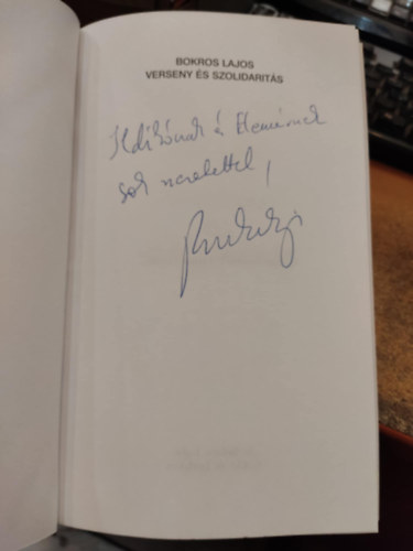 Bokros Lajos - Verseny �s szolidarit�s