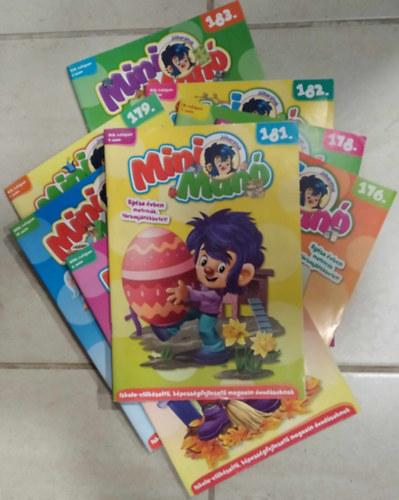 8 db-os K�NYVMENT� AJ�NLAT, Mini Man�: 175, 176, 177, 178, 179, 181, 182, 183 sz�rv�nysz�mok