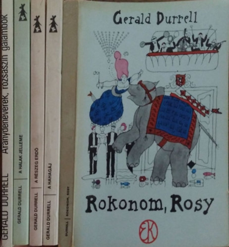 Gerald Durrell - A hahagj + A halak jelleme + A rszeg erd + Aranydenevrek, rzsaszn galambok + Rokonom, Rosy (5 ktet)