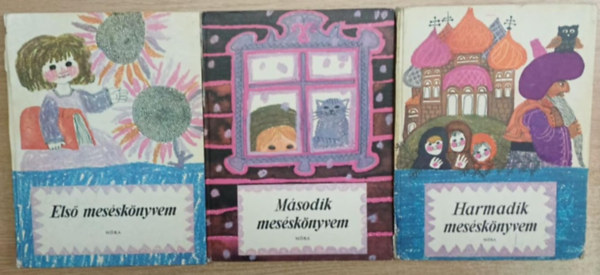 T. Asz�di �va  (szerk.) - 3 db mesek�nyv: Els� mes�sk�nyvem - M�sodik mes�sk�nyvem - Harmadik mes�sk�nyvem