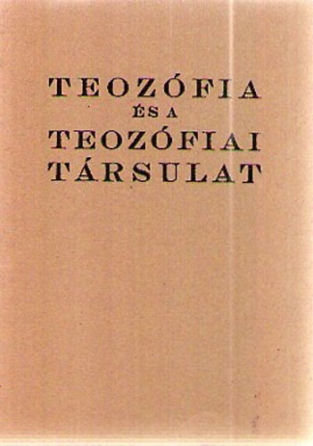 Teozfia s a Teozfiai Trsulat