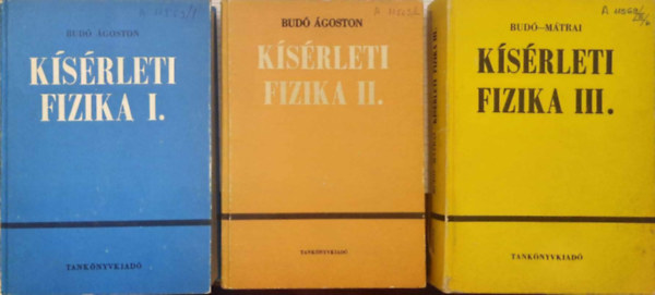 Bud goston - Kisrleti fizika I-III.