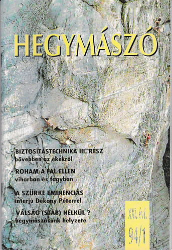 R�cz Zsolt szerk. - Hegym�sz� 94/1