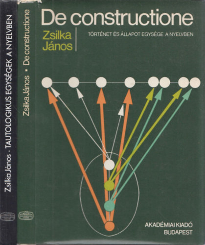 Zsilka J�nos - 2 db nyelv�szeti k�nyv Zsilka J�nost�l: De constructione (T�rt�net �s �llapot egys�ge a nyelvben) + Tautologikus  egys�gek a nyelvben