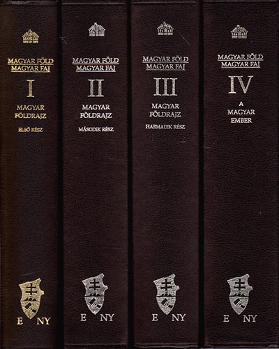 Cholnoky-Gr. Teleki-Bartucz-Prinz - Magyar f�ld, magyar faj I-IV. (hasonm�s kiad�s)