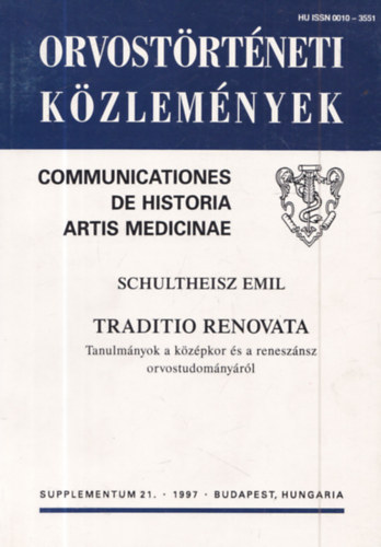 Schultheisz Emil - Traditio Renovata