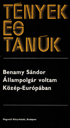 Benamy Sndor - llampolgr voltam Kzp-Eurpban