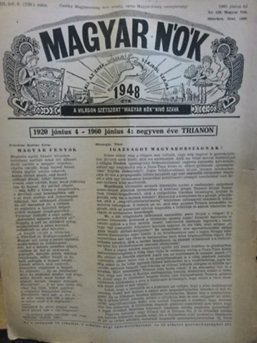 Magyar N�k - a vil�gon sz�tsz�rt magyar n�k h�v� szava