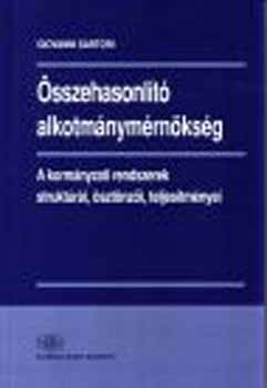 Giovanni Sartori - sszehasonlt alkotmnymrnksg - A kormnyzati rendszerek...