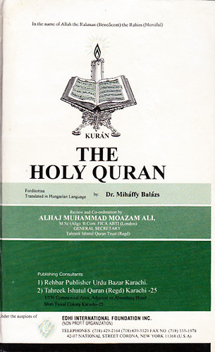 Rehbar publishers - The holy quran - A Szent Korn (magyar-arab)