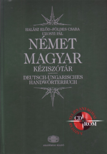 Fldes Csaba, Uzonyi Pl Halsz Eld - Nmet-Magyar kzisztr (CD nlkl)