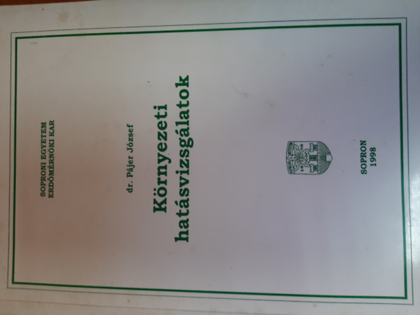 Dr. Pjer Jzsef - Krnyezeti hatsvizsglat